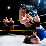 Nick Lukkonen. SuperSLAM II Korso, Vantaa, 21. helmikuu 2025. Suomalainen showpainitapahtuma, järjestäjänä SLAM! Wrestling Finland. Showpaini Helsinki Vantaa Espoo. Kansainvälisen tason ammattipaini tapahtuma Suomessa.