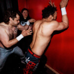 Showpainija TT Suosalo heittämässä Jack Veneno Jr.ia.